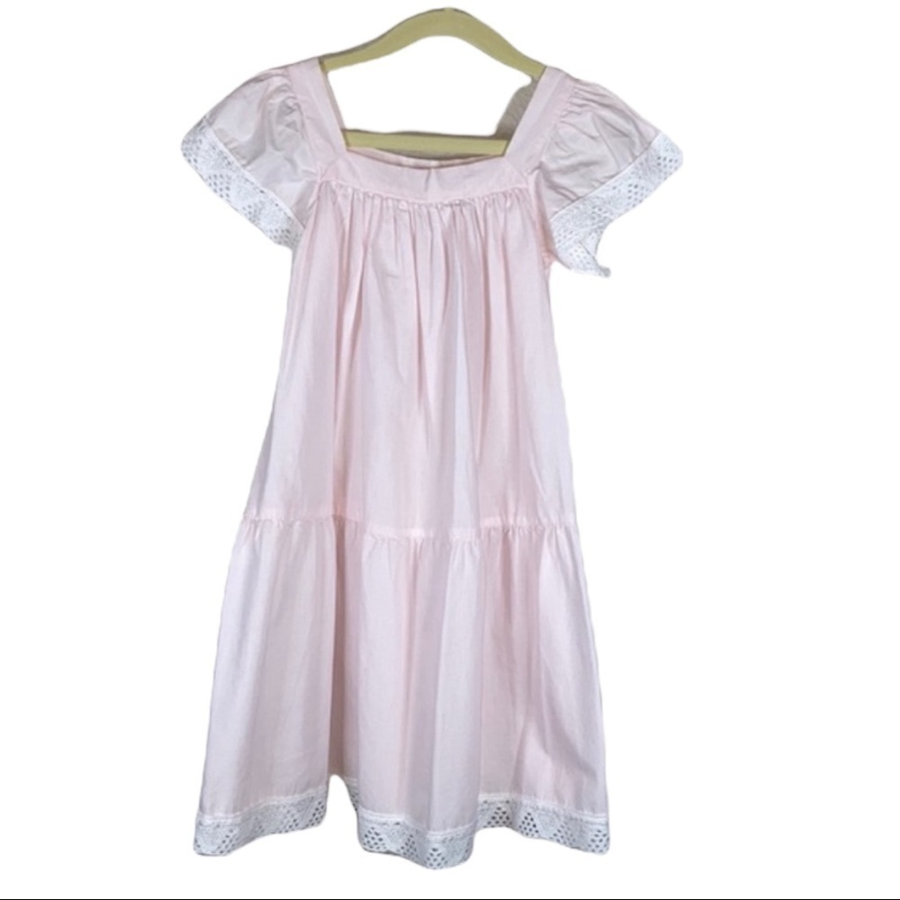 Eberjey Pink Dress With Crochet Detail Size 6